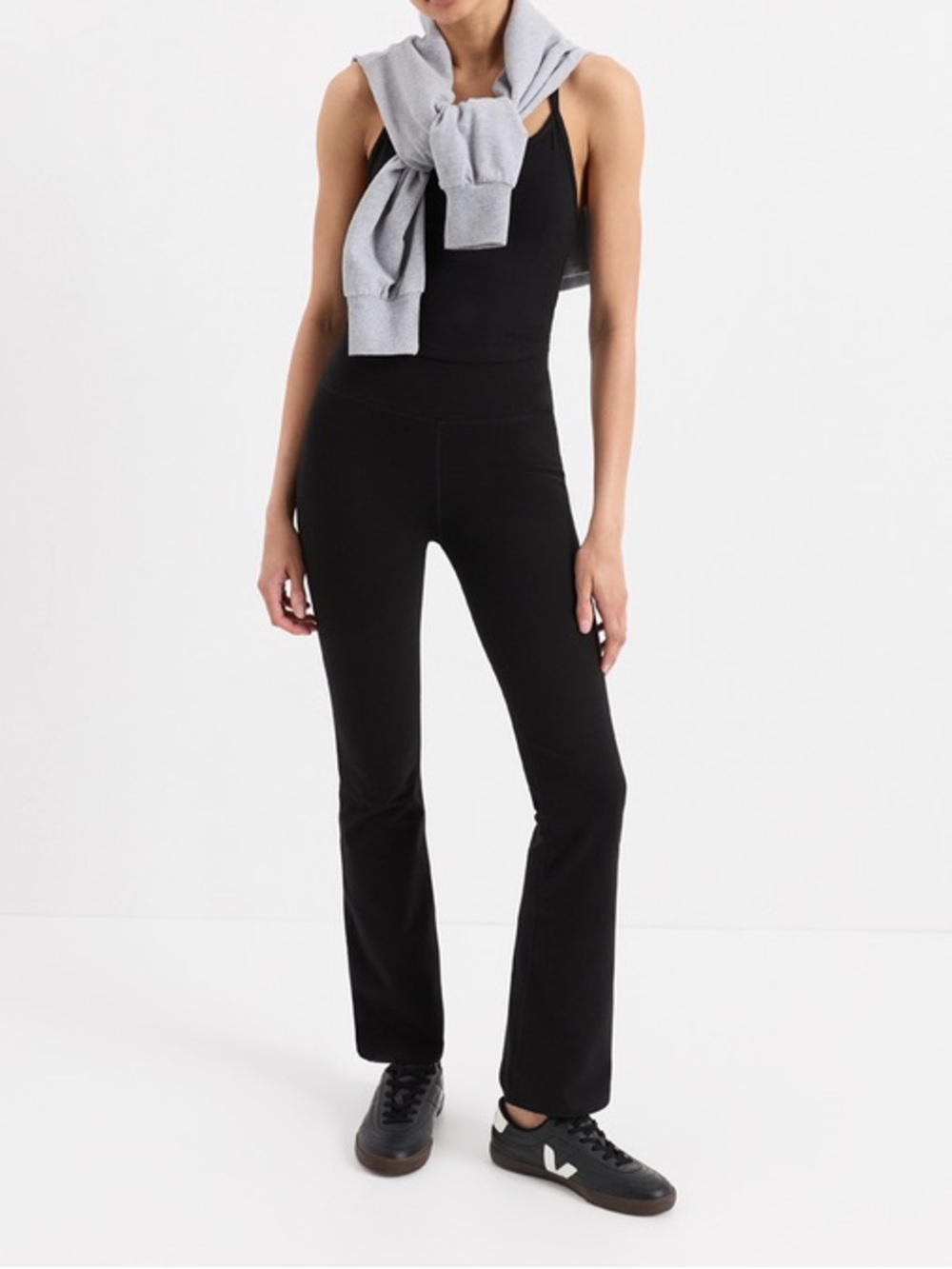 Pact Organic Cotton On The Go-To Countour Bootcut Legging Ribbed Size Medium